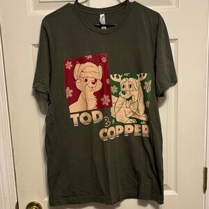 Holiday Disney Tod & Copper T-shirt